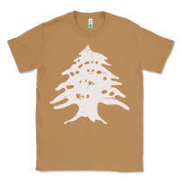 Toasted Coconut retro lebanon cedar  lebanese Classic Tee - artisFamous