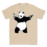 Mushroom banksy panda Classic Tee - artisFamous