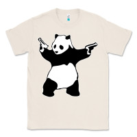 Natural banksy panda Classic Tee - artisFamous