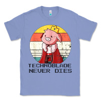 Colony Blue retro style technoblade merch cosplay Classic Tee - artisFamous
