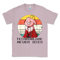 Lilac retro style technoblade merch cosplay Classic Tee - artisFamous