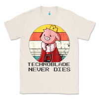 Natural retro style technoblade merch cosplay Classic Tee - artisFamous