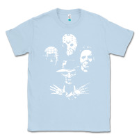 Dusty Blue horror and scream film Classic Tee - artisFamous
