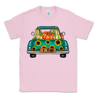 Bubblegum Pink i love fall truck Classic Tee - artisFamous