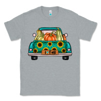Heather Grey i love fall truck Classic Tee - artisFamous