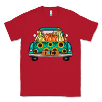 Red i love fall truck Classic Tee - artisFamous