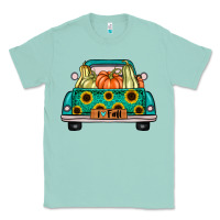 Seafoam i love fall truck Classic Tee - artisFamous