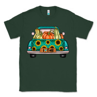 Sports Green i love fall truck Classic Tee - artisFamous
