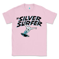 Bubblegum Pink silver surfer Classic Tee - artisFamous