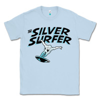 Dusty Blue silver surfer Classic Tee - artisFamous