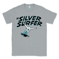 Heather Grey silver surfer Classic Tee - artisFamous