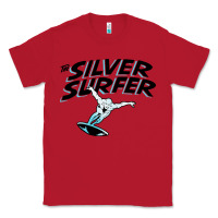 Red silver surfer Classic Tee - artisFamous
