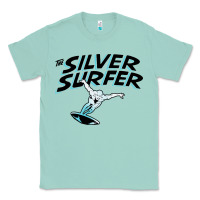 Seafoam silver surfer Classic Tee - artisFamous