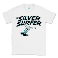 White silver surfer Classic Tee - artisFamous