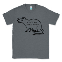 Charcoal Heather I Ate All Your Money Classic Tee - artisFamous