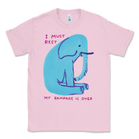 Bubblegum Pink i must rest my rampage is over Classic Tee - artisFamous