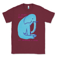 Burgundy i must rest my rampage is over Classic Tee - artisFamous