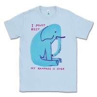 Dusty Blue i must rest my rampage is over Classic Tee - artisFamous