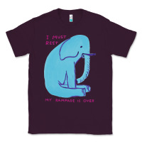 Plum i must rest my rampage is over Classic Tee - artisFamous