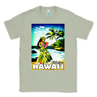 Matcha hawaii hula girl Classic Tee - artisFamous