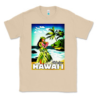 Mushroom hawaii hula girl Classic Tee - artisFamous