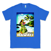 True Royal hawaii hula girl Classic Tee - artisFamous