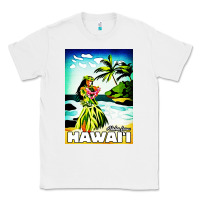 White hawaii hula girl Classic Tee - artisFamous