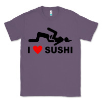 Lavender i love sushi funny Classic Tee - artisFamous