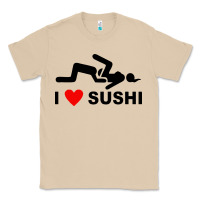 Mushroom i love sushi funny Classic Tee - artisFamous