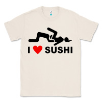 Natural i love sushi funny Classic Tee - artisFamous