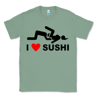 Sage i love sushi funny Classic Tee - artisFamous
