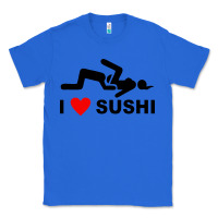 True Royal i love sushi funny Classic Tee - artisFamous