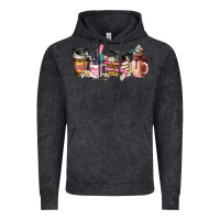 Vintage Black senior 2023 graduation coffee cups Vintage Hoodie - AdoDesignShop