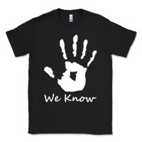 Black skyrim dark brotherhood we know hand novelty kids mens womens t shirt Classic Tee - artisFamous