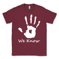 Skyrim Dark Brotherhood We Know Hand Novelty Kids Mens Womens T Shirt Classic Tee | Teevron