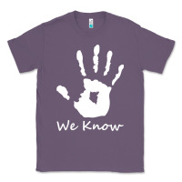 Lavender skyrim dark brotherhood we know hand novelty kids mens womens t shirt Classic Tee - artisFamous
