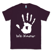 Plum skyrim dark brotherhood we know hand novelty kids mens womens t shirt Classic Tee - artisFamous