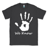 Smoke skyrim dark brotherhood we know hand novelty kids mens womens t shirt Classic Tee - artisFamous