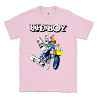 Bubblegum Pink paperboy Classic Tee - artisFamous