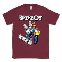 Burgundy paperboy Classic Tee - artisFamous
