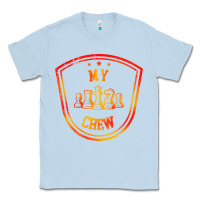 Dusty Blue chess crew Classic Tee - artisFamous