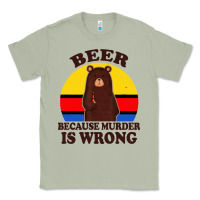 Matcha funny beer because murder is wrong for drinking men lover Classic Tee - artisFamous
