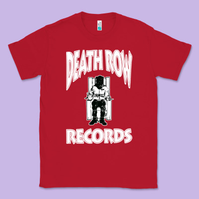 Death Row Records Classic Tee Designed By Artisfamous