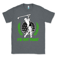 Charcoal Heather id hit that funny golfing golf Classic Tee - artisFamous