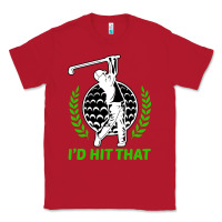Red id hit that funny golfing golf Classic Tee - artisFamous