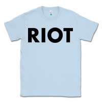 Dusty Blue riot  always sunny in philadelphia funny Classic Tee - artisFamous