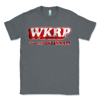 Charcoal Heather wkrp in cincinnati Classic Tee - artisFamous