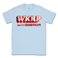 Dusty Blue wkrp in cincinnati Classic Tee - artisFamous