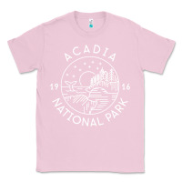 Bubblegum Pink a.ca.di.a national park 1916 mai.ne bar harbor t sh Classic Tee - artisFamous