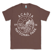 Chestnut a.ca.di.a national park 1916 mai.ne bar harbor t sh Classic Tee - artisFamous
